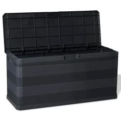 VidaXL Gartenbox Schwarz 117×45×56 Cm -Garten- & Gewächshäuser Geschäft 37dbbbff15b098f638020e2ccd036737