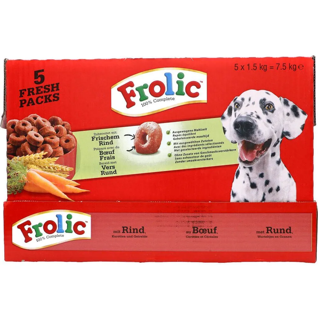 Frolic Mit Rind, Karotten & Getreide (7,50 Kg) 3 Frolic Mit Rind, Karotten & Getreide (7,50 Kg) – Bild 3