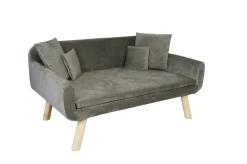 SILVIO DESIGN Rohrschneider Hundesofa Nando Taupe Gr.2