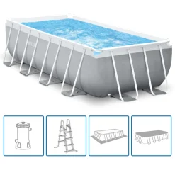 INTEX Prism Frame Swimmingpool-Set Rechteckig 488x244x107 Cm 26792GN -Garten- & Gewächshäuser Geschäft 383cb832403baab740f28b42eb83d9ca 6