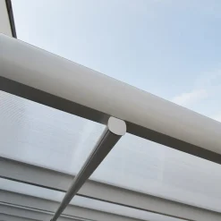 HOME DELUXE - Terrassenüberdachung 618 X 303 X 226 / 278 Cm Weiß Terrassendach Überdachung Carport -Garten- & Gewächshäuser Geschäft 383cef86650a220c8ed03f278059e903