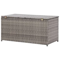 VidaXL Gartenbox Poly Rattan 100x50x50 Cm Grau -Garten- & Gewächshäuser Geschäft 384573ec6a3cd8347c9af32d5e1a5601