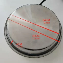 YisibaihTao Geflügel Warmwasserbereiter Basis, Elektrische Futterautomat Beheizte Basis, Verhindert Das Einfrieren Von Geflügelbrunnen, 30 Cm -Garten- & Gewächshäuser Geschäft 3868a3abb360f9f2d178da27f42c8e3c