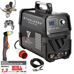 STAHLWERK CUT 70 P IGBT Plasmaschneider Mit 70 Ampere Pilot-Zündung Bis 25 Mm Schneidleistung