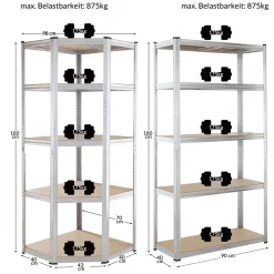 Monzana 3er Set Schwerlastregal Eckregal 2625 Kg 15 MDF-Platten Regal Lagerregal Kellerregal Steckregal Werkstattregal 16 Monzana 3er Set Schwerlastregal Eckregal 2625 Kg 15 MDF-Platten Regal Lagerregal Kellerregal Steckregal Werkstattregal -Garten- & Gewächshäuser Geschäft 38775722e0b8b0eed4611537e33ece0c