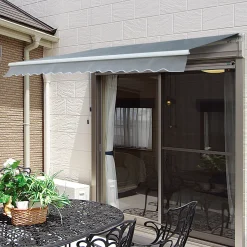 Outsunny Markise Alu-Markise Aluminium-Gelenkarm-Markise Sonnenschutz Balkon 12 Outsunny Markise Alu-Markise Aluminium-Gelenkarm-Markise Sonnenschutz Balkon -Garten- & Gewächshäuser Geschäft 38911887eb372c43b2124c67d2406b8f