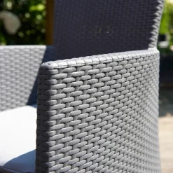 ALLIBERT By KETER Allibert Garten-Essstühle 2 Stk. Iowa Graphitgrau 215526 -Garten- & Gewächshäuser Geschäft 38c7ac6070b6da18ebb81196309205c2