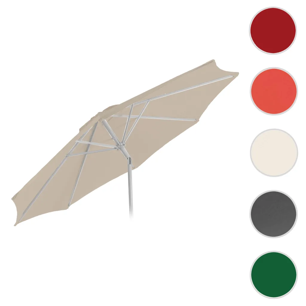 Mendler Ersatz-Bezug Für Sonnenschirm Asti, Sonnenschirmbezug Ersatzbezug, Ø 3m Stoff/Textil 5kg Creme 6 Mendler Ersatz-Bezug Für Sonnenschirm Asti, Sonnenschirmbezug Ersatzbezug, Ø 3m Stoff/Textil 5kg Creme – Bild 6