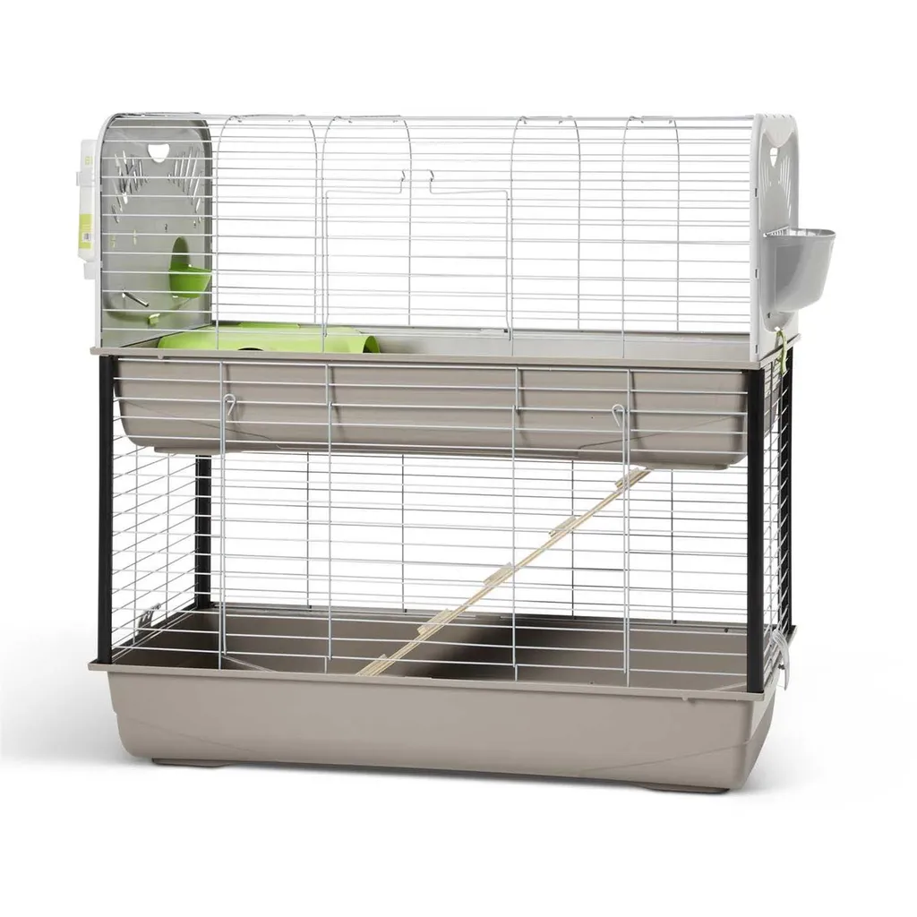 Petgard 2-stöckiger Hasenkäfig Nagerkäfig Kaninchenstall Meerschweinchenkäfig 100 X 50 X 96 Cm 2 Petgard 2-stöckiger Hasenkäfig Nagerkäfig Kaninchenstall Meerschweinchenkäfig 100 X 50 X 96 Cm – Bild 2