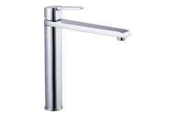 Schütte Design-Spültischarmatur VITA Einhebelmischer Hoher Schwenkbarer Auslauf Chrom 33850