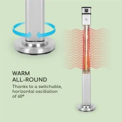 Blumfeldt Heat Guru Plus Infrarot-Heizstrahler 2000W 3 Heizstufen Fernbedienung -Garten- & Gewächshäuser Geschäft 391b8fccd4c4d4e321980ac6815b1ed7