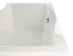 Calmwaters® Rechteck-Badewanne 190x90 Cm, Acrylwanne Modern Square 2, Duo-Badewanne Für Zwei Personen, Ergonomische Körperformbadewanne, Maße 190 X 90 Cm, Rechteckbadewanne Weiß, 02SL3322 -Garten- & Gewächshäuser Geschäft 39221b403be828f7837bac56bd5c7f04