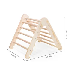 MAMOI® Klettergerüst Indoor, Kletterdreieck Aus Holz, Baby Kinder Klettern, Kletterturm, Kletterbogen, Holzbogen Für Spielplatz Ab 1/2/3 Jahre -Garten- & Gewächshäuser Geschäft 39ac2b3ead943675673e5c5cd0fc9c85