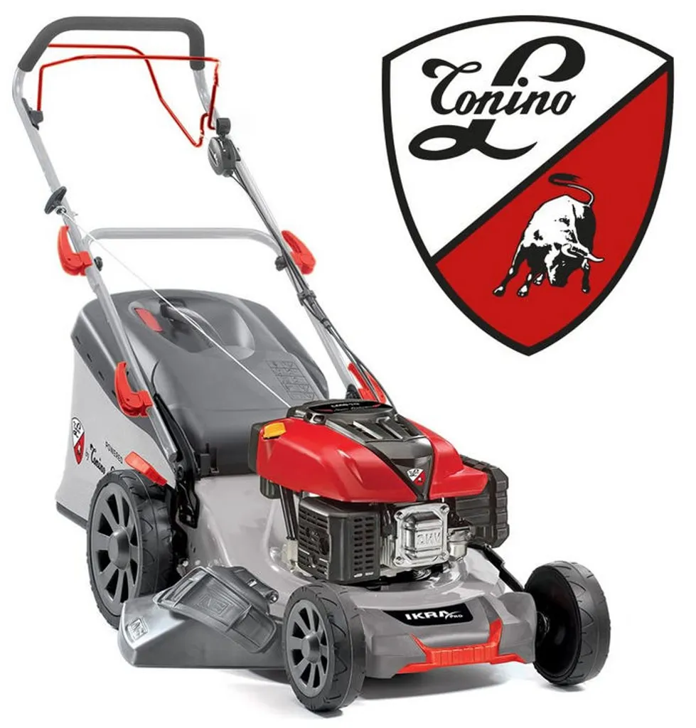 Ikra Benzinrasenmäher "Tonino-Lamborghini" PL 5316 TL (mit Radantrieb, Motorleistung 2,51 KW, Schnitthöhe: 25-90 Mm, Mähsystem: Fangen, Mulchen, Seitenauswurf Und Heckauswurf, Fangkorb: 70 L) 4 Ikra Benzinrasenmäher "Tonino-Lamborghini" PL 5316 TL (mit Radantrieb, Motorleistung 2,51 KW, Schnitthöhe: 25-90 Mm, Mähsystem: Fangen, Mulchen, Seitenauswurf Und Heckauswurf, Fangkorb: 70 L) – Bild 4