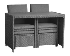 LC Garden »Verandio« Balkonset XL Steingrau 5tlg. Gartenset Terrassenset -Garten- & Gewächshäuser Geschäft 39cf09087acb4ad7b600bcc2cacf6f96