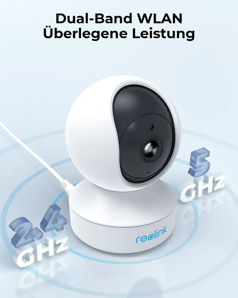 Reolink 4MP PT Indoor Überwachungskamera Innen, 355° Schwenk- / 50° Neigung, Automatische Verfolgung, 2,4Ghz Und 5Ghz WLAN IP Kamera, 2-Wege-Audio, Home Und Baby Monitor Mit Bewegungserkennung, Personen Und Haustiere Erkennen, E1 Pro 13 Reolink 4MP PT Indoor Überwachungskamera Innen, 355° Schwenk- / 50° Neigung, Automatische Verfolgung, 2,4Ghz Und 5Ghz WLAN IP Kamera, 2-Wege-Audio, Home Und Baby Monitor Mit Bewegungserkennung, Personen Und Haustiere Erkennen, E1 Pro – Bild 13