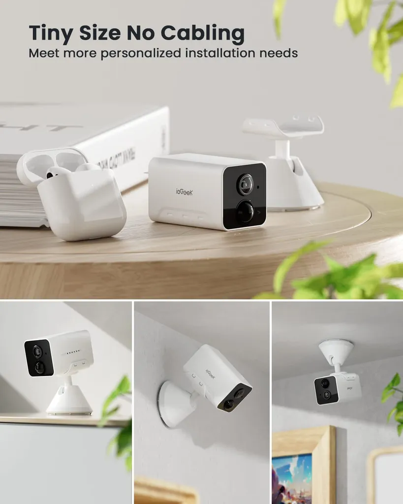 IeGeek Überwachungskamera Wlan 1080P Mini Kamera Mit Mit HD Nachtsicht, 2-Wege-Audio, Smarte Bewegungs Und Geräuscherkennung, Mobile App Steuerung, Innen Camera Wifi Für Haussicherheit 10 IeGeek Überwachungskamera Wlan 1080P Mini Kamera Mit Mit HD Nachtsicht, 2-Wege-Audio, Smarte Bewegungs Und Geräuscherkennung, Mobile App Steuerung, Innen Camera Wifi Für Haussicherheit – Bild 10