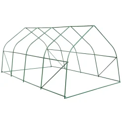 Tectake Foliengewächshaus In Zeltform Mit 8 Fenstern 600x300x205cm - Grün -Garten- & Gewächshäuser Geschäft 3a6295deaf7103bf687cd37b9f89aa09