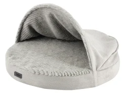 Nobby Orthopädische Komfortmatte Rund Mit Decke "LAGO" Hellgrau Ø 65 X 7cm