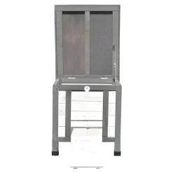 Mucola Katzenhütte Katzenhöhle Katzenhaus Weiß/Grau Outdoor Wurfkiste Holz Katzen Haus -Garten- & Gewächshäuser Geschäft 3ae903da96a7e4130e43a62f03de3d97