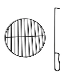 Mendler Gartenofen HWC-K90, Gartenkamin Terrassenkamin Terrassenofen, Schürhaken Feuerstelle 160x55cm Schwarz -Garten- & Gewächshäuser Geschäft 3b079a84bd9aaa481447f9521f777070