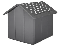 HobbyDog Hundehütte Hundebett Tierbett Katzenbett - Standard - 52 X 53 X 46 Cm [Größe: R3] - Grau Mit Pfoten -Garten- & Gewächshäuser Geschäft 3b1f3e959db35d79a50dfd3e35237c80