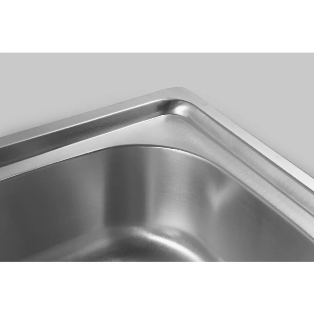 HAK Edelstahl-Spüle 81x18x46 Cm 3 HAK Edelstahl-Spüle 81x18x46 Cm – Bild 3