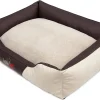 Hobbydog CESAR EXCLUSIVE Hundebett, Hundekissen, Liege, Katzenbett, Hundematratze, Hundesofa, R5 - 125 X 98 X 25 Cm, Beige
