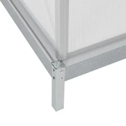 Juskys Aluminium Anlehn-Gewächshaus 2,4 M² – Treibhaus Mit Schiebetür, Fenster Zum Lüften & Stahl-Fundament – Stabiles Pflanzenhaus Für Garten 37 Juskys Aluminium Anlehn-Gewächshaus 2,4 M² – Treibhaus Mit Schiebetür, Fenster Zum Lüften & Stahl-Fundament – Stabiles Pflanzenhaus Für Garten -Garten- & Gewächshäuser Geschäft 3b3877ed7399fd44c376fae37bec8001