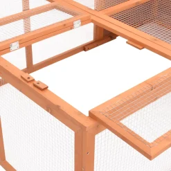 VidaXL Garten-Tierkäfig 150x100x50 Cm Massivholz Tanne -Garten- & Gewächshäuser Geschäft 3b4a03dc2a7aaedc223faa8a63583d4f