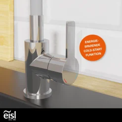 Eisl Küchenarmatur FLEXO, Biegsamer Wasserhahn Küche Mit Wassersparfunktion, 360° Schwenkbare Mischbatterie Küche -Garten- & Gewächshäuser Geschäft 3b5b074add3862da715d0d65ac96b613
