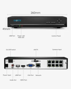 Reolink 4K Überwachungskamera Aussen Set, 8CH Videoüberwachung Mit 4X 8MP PoE IP Kamera Und 2TB HDD NVR Für 24/7 Aufnahme Innen Outdoor, Personenerkennung Und Fahrzeugerkennung, IP66, RLK8-800D4-A 27 Reolink 4K Überwachungskamera Aussen Set, 8CH Videoüberwachung Mit 4X 8MP PoE IP Kamera Und 2TB HDD NVR Für 24/7 Aufnahme Innen Outdoor, Personenerkennung Und Fahrzeugerkennung, IP66, RLK8-800D4-A -Garten- & Gewächshäuser Geschäft 3ba2d201887332a458e381829b46c14f 3
