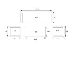 Garden Impressions Lounge Set Springs 4-teilig Matt Weiß Mintgrau -Garten- & Gewächshäuser Geschäft 3bcd536689eb557cf7a0b68450a7622e