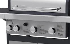 Tepro Gasgrill Rosedale, 3-Brenner Mit Seitenkocher, Max. 12,8 Kw, Grillfläche: 53 X 40 Cm -Garten- & Gewächshäuser Geschäft 3bfab454462450c63ecf35a58ac2788f