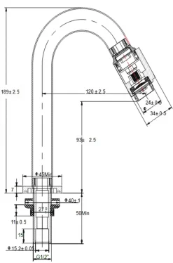 Saqu Essential Armaturen Waschtischarmatur - Pflegeleichte Chromoberfläche - Keramik Kartusche - Schwenkbarer Auslauf - Chrom - 19 Cm Höhe X 12 Cm Ausladung - Wasserhahn - Waschbecken - Badezimmer -Garten- & Gewächshäuser Geschäft 3c30ff24fe9ab99b53a7d7b57a0c76f7