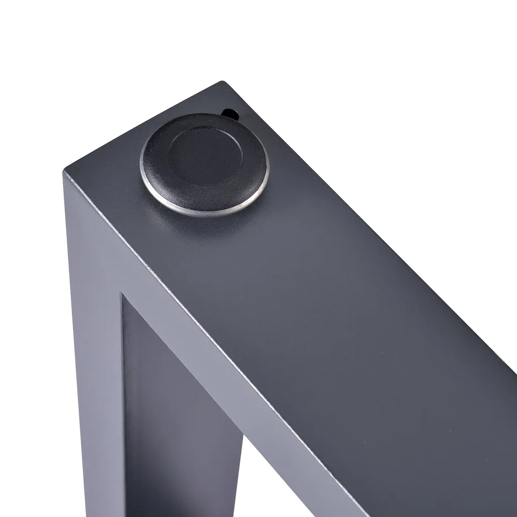 Zelsius Tischkufen 2er Set (B) 60 X (H) 72 Cm, Metall Tischbeine, Grau 6 Zelsius Tischkufen 2er Set (B) 60 X (H) 72 Cm, Metall Tischbeine, Grau – Bild 6