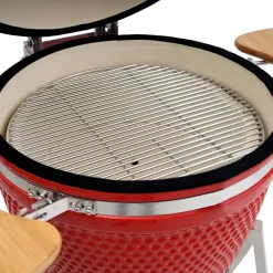 BBQ-Toro Kamado Grill Holzkohlegrill Ø 46 Cm "KURO" Mit Bambusablage, Thermometer, Rot 11 BBQ-Toro Kamado Grill Holzkohlegrill Ø 46 Cm "KURO" Mit Bambusablage, Thermometer, Rot -Garten- & Gewächshäuser Geschäft 3c60864b9721888e31228447fef55588