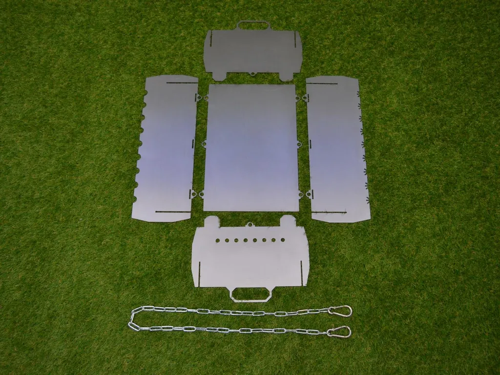 TF-Metalldesign Schaschlik Grill, Mangal, Camping & Angler Grill "Rybak" Aus 3 Mm Stahl (ST37) 7 TF-Metalldesign Schaschlik Grill, Mangal, Camping & Angler Grill "Rybak" Aus 3 Mm Stahl (ST37) – Bild 7