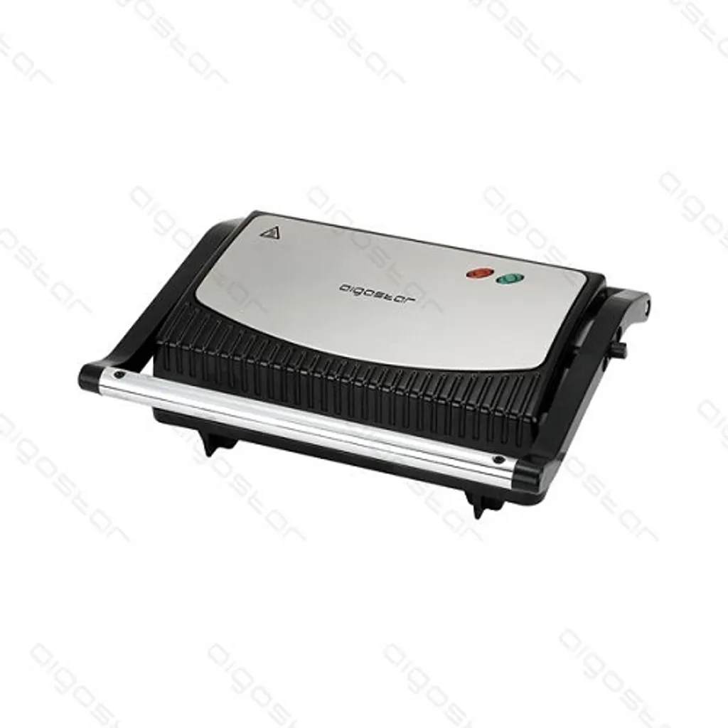 Aigostar York - Sandwichmaker 800W, Grilltoaster, Panini Maker, Cool Touch-Griff, Antihaft-Platten, BPA Frei, Edelstahl, Klein, Lagerfähig, Schwarz 1 Aigostar York - Sandwichmaker 800W, Grilltoaster, Panini Maker, Cool Touch-Griff, Antihaft-Platten, BPA Frei, Edelstahl, Klein, Lagerfähig, Schwarz