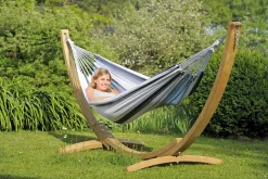 Amazonas Hängematte Und Gestell Apollo Set Marine 210 X 140 Cm; Bunt, AZ-6010120 -Garten- & Gewächshäuser Geschäft 3cb9f6ad73e0d7f9215b95495fc99432