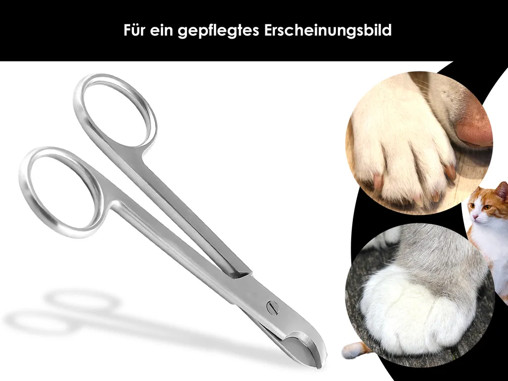 InstrumenteNRW Krallenschere Aus Edelstahl Für Die Krallenpflege Hunde Katzen 13 Cm Rostfrei 3 InstrumenteNRW Krallenschere Aus Edelstahl Für Die Krallenpflege Hunde Katzen 13 Cm Rostfrei – Bild 3