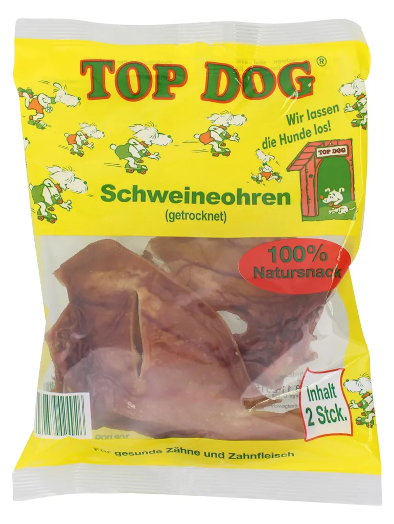 Top Dog Schweineohren Getrocknet (2 St.) 1 Top Dog Schweineohren Getrocknet (2 St.)