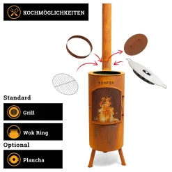 BonFeu Bongiano LP Rost Terrassenöfen -Garten- & Gewächshäuser Geschäft 3d4ca04767d76bad97c23c23743dcf54