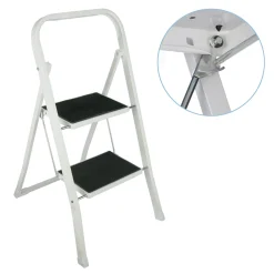 Haushalt International Trittleiter Bis 150 Kg 2 Stufen Anti Rutsch Leiter Haushaltsleiter Klapptritt