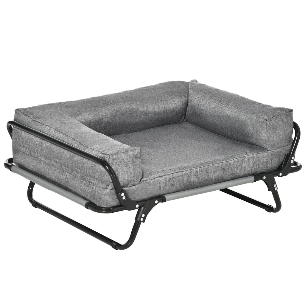 PawHut Hundesofa 2 In 1 Haustiersofa Und Hundeliege Katzensofa Erhöhtes Hundebett Schlafplatz Für Katzen Hunde Abnehmbar Oxfordstoff Grau 80 X 59 X 36 Cm 1 PawHut Hundesofa 2 In 1 Haustiersofa Und Hundeliege Katzensofa Erhöhtes Hundebett Schlafplatz Für Katzen Hunde Abnehmbar Oxfordstoff Grau 80 X 59 X 36 Cm