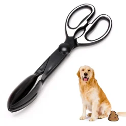 Jormftte Pet Abfallschere Scoop Pickup Tool, Haustier Hundekotschaufel Pooper Scooper Abfall, Hundekotgreifer Tragbare Kotaufheber, 30x10CM