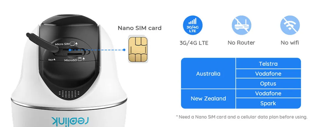 Reolink Akku 3G/4G LTE Überwachungskamera Aussen Mit Mensch/Fahrzeug/PIR Erkennung, 355°/140° Schwenkbar, 4MP Kabellose IP Kamera Outdoor Mit SIM-Kartenslot, 32GB SD Karte, Go PT Plus 7 Reolink Akku 3G/4G LTE Überwachungskamera Aussen Mit Mensch/Fahrzeug/PIR Erkennung, 355°/140° Schwenkbar, 4MP Kabellose IP Kamera Outdoor Mit SIM-Kartenslot, 32GB SD Karte, Go PT Plus – Bild 7