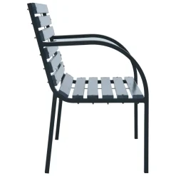 VidaXL Gartenbank 120 Cm Grau Holz -Garten- & Gewächshäuser Geschäft 3e59170719a9cece115a29a0094e2afe