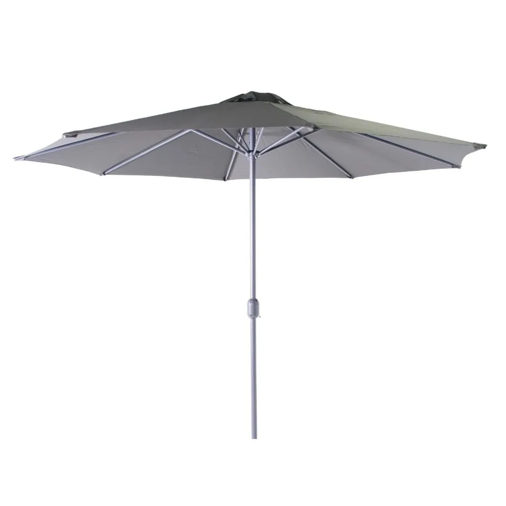 SenS-Line - Sonnenschirm Salou Stock Sonnenschirm - Ø300 Cm - 8-Rippen - Polyester - Anthrazit - Ohne Schirmständer 2 SenS-Line - Sonnenschirm Salou Stock Sonnenschirm - Ø300 Cm - 8-Rippen - Polyester - Anthrazit - Ohne Schirmständer – Bild 2