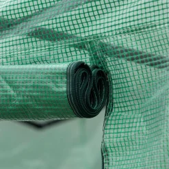 Outsunny Gewächshaus Treibhaus Tomatenhaus Frühbeet Mit Tür Und Fenster Zum Aufrollen PE Stahl Grün 240 X 180 X 240 Cm -Garten- & Gewächshäuser Geschäft 3e7f8b061c2990f54041c0da5dc2aa88